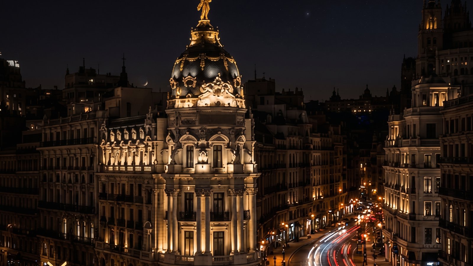 Madrid al atardecer